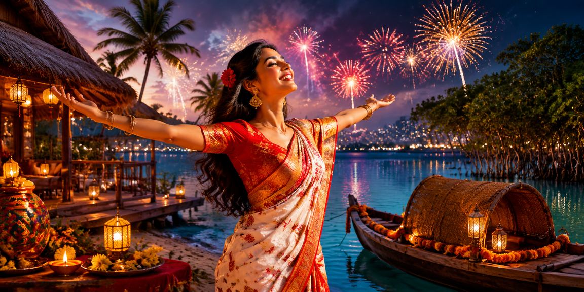 পহেলা বৈশাখের উৎসবে অনলাইন বেটিং উপভোগ করছেন একজন ব্যবহারকারী